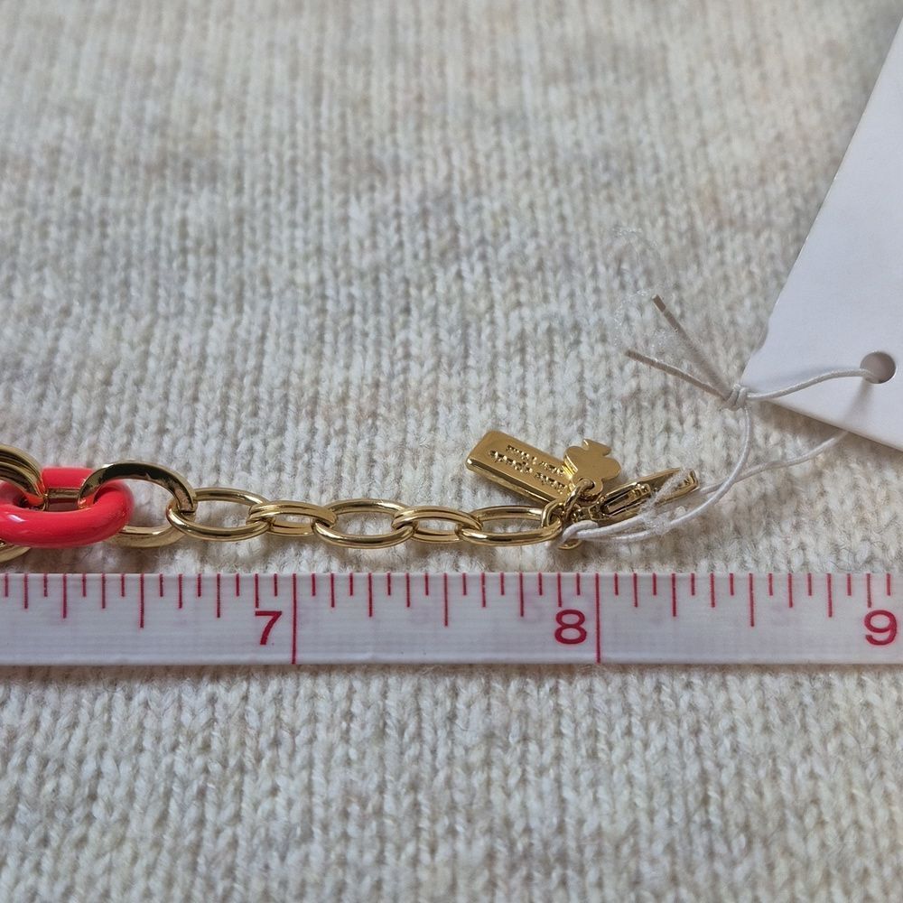 Kate Spade Mod Moment Geranium Link Bracelet - New - Picture 6 of 6